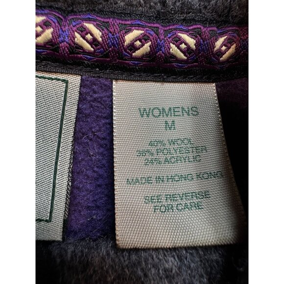 EMS Womens Wool Blend Pullover Sweater Knit Long Sleeve Sz M Gray 1/4 Zip - Picture 4 of 12